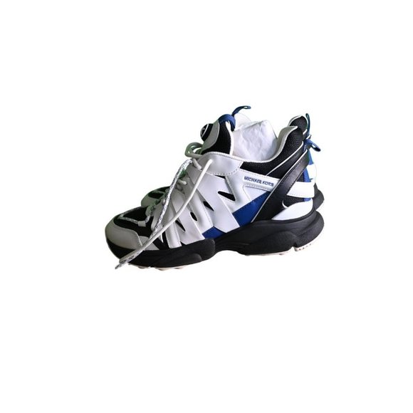 MICHAEL KORS Hero Leather and Mesh Trainer Sneakers Women's Size 11 - Picture 2 of 5